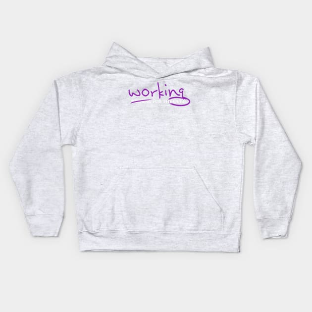 Working for the Cure Kids Hoodie by BarbC